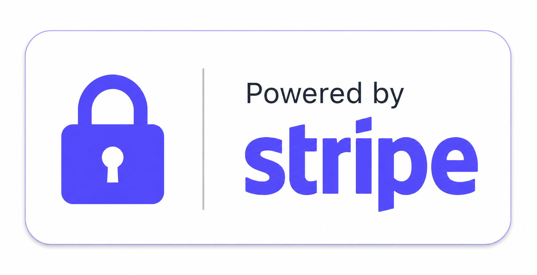 Powered by Stripe