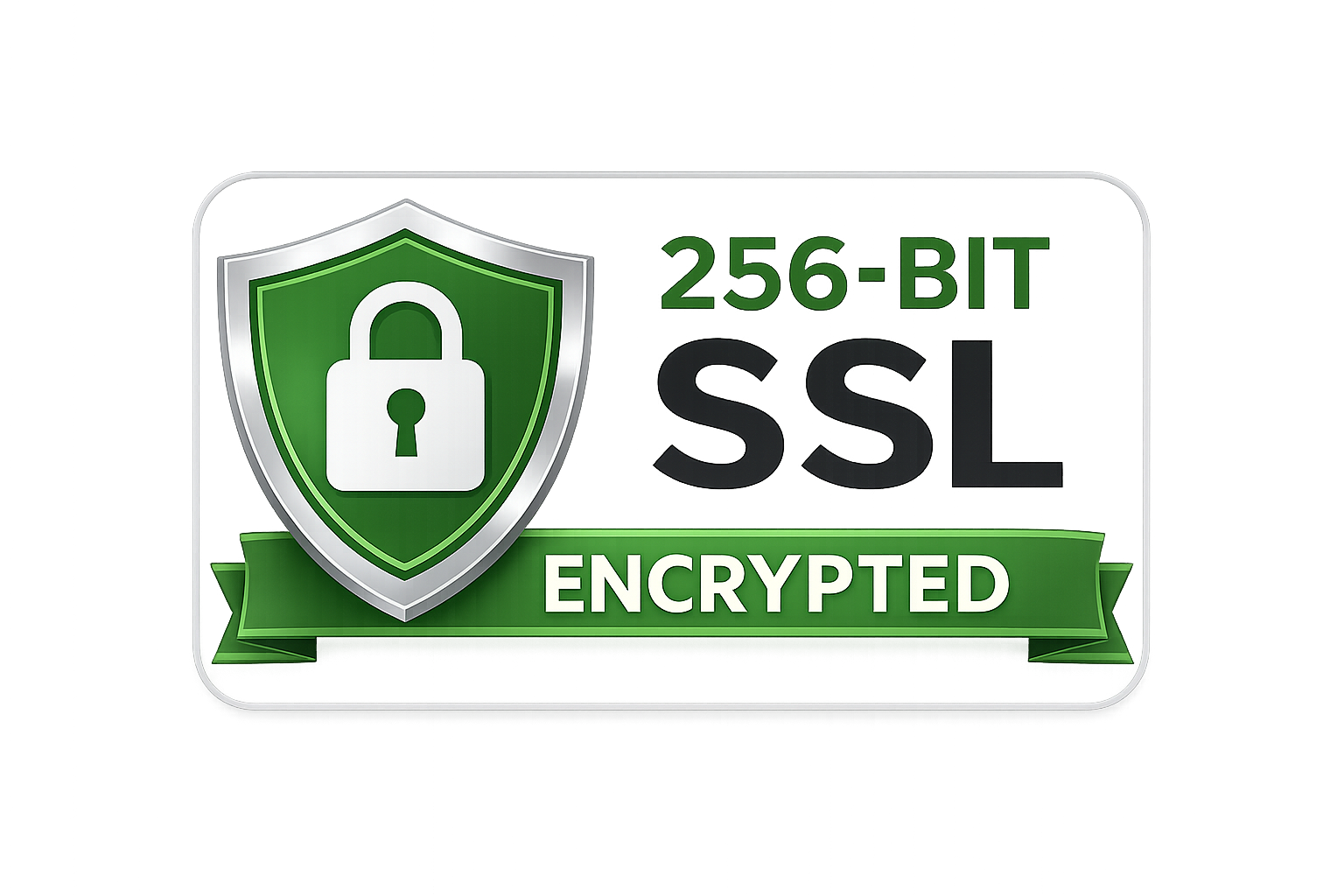 256-bit SSL encrypted